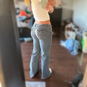 BONGO Low Rise Flare Jeans